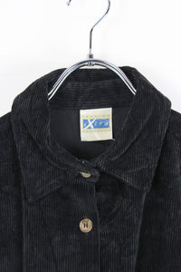 90'S CORDUROY SHIRT / BLACK [SIZE: XL相当 USED]