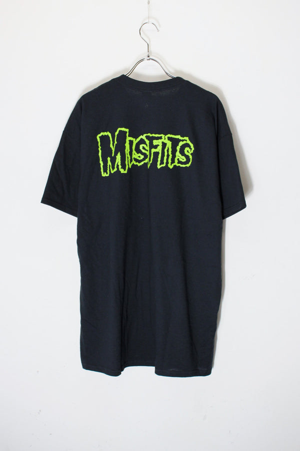 S/S MISFITS PRINT BAND T-SHIRT / BLACK [SIZE: L USED]