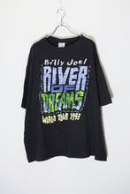 画像をギャラリービューアに読み込む, 93&#39;S S/S BILLY JOEL PRINT BAND TOUR T-SHIRT / BLACK [SIZE: XL USED]
