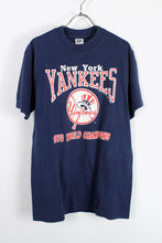 画像をギャラリービューアに読み込む, 70&#39;S NY YANKEES TEE / NAVY [SIZE:M相当 USED]
