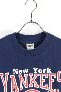 70'S NY YANKEES TEE / NAVY [SIZE:M相当 USED]