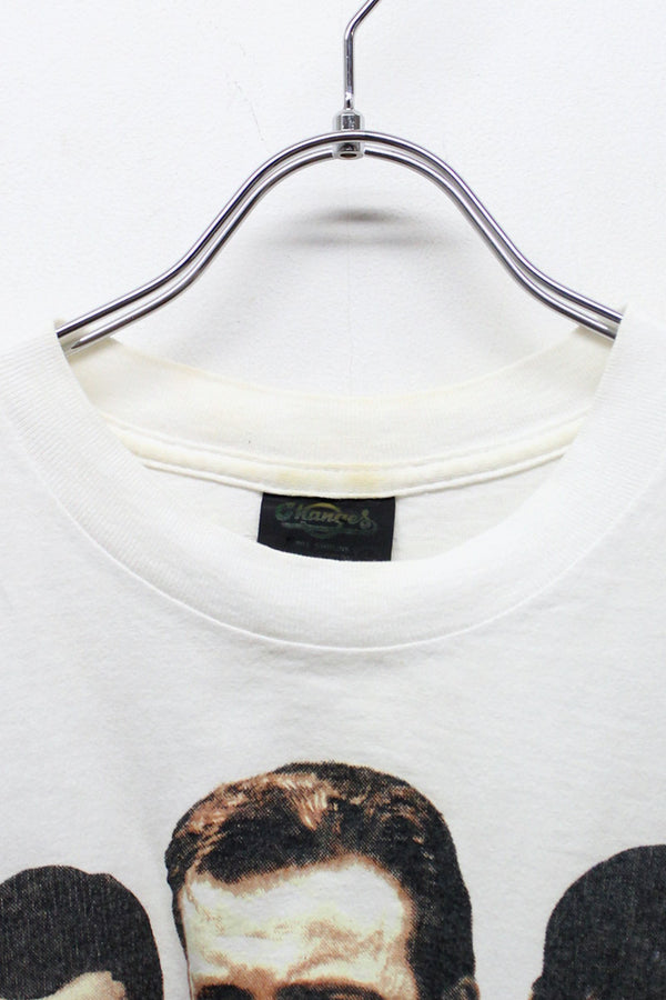 MADE IN USA 91'S S/S STAR TREK 25TH ANNIVERSARY PRINT MOVIE T-SHIRT / WHITE [SIZE: L USED]
