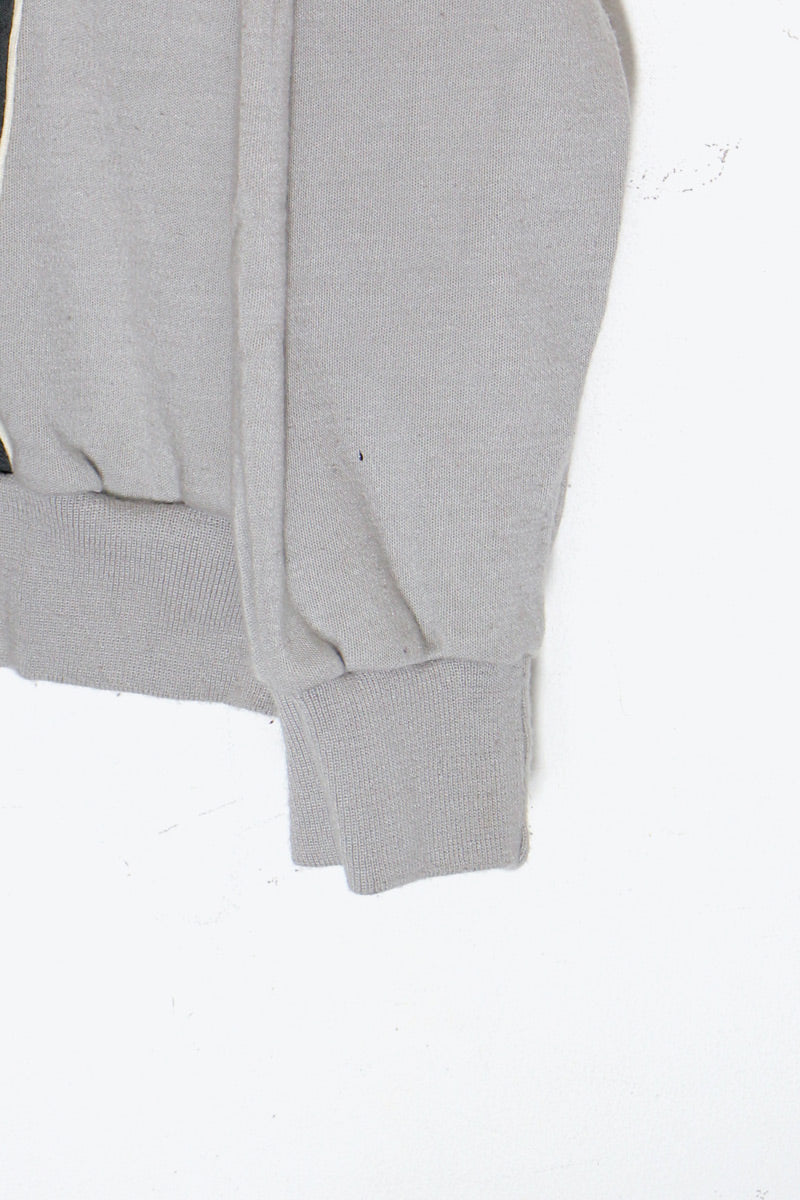 90'S SWEAT TRACK JACKET / CHARCOAL / GREY [ SIZE: L USED ]