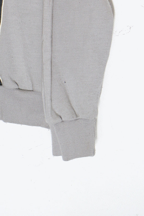 90'S SWEAT TRACK JACKET / CHARCOAL / GREY [ SIZE: L USED ]
