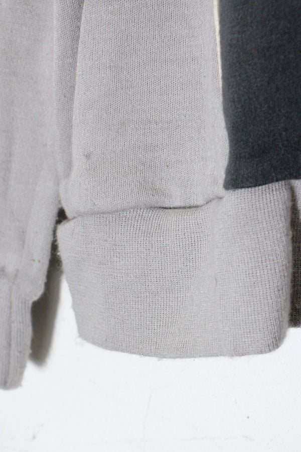 90'S SWEAT TRACK JACKET / CHARCOAL / GREY [ SIZE: L USED ]