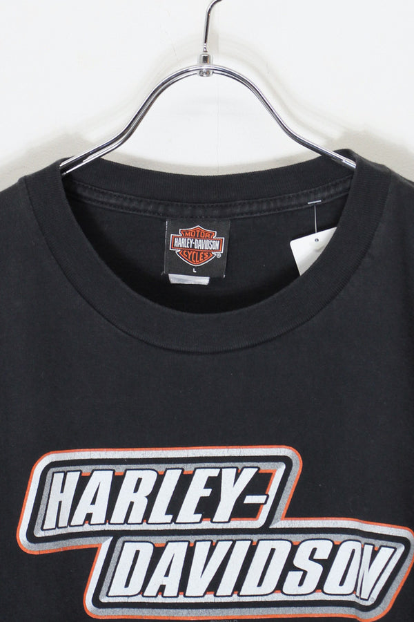 02'S S/S SAN JUAN LOGO PRINT T-SHIRT / BLACK [SIZE: L USED]