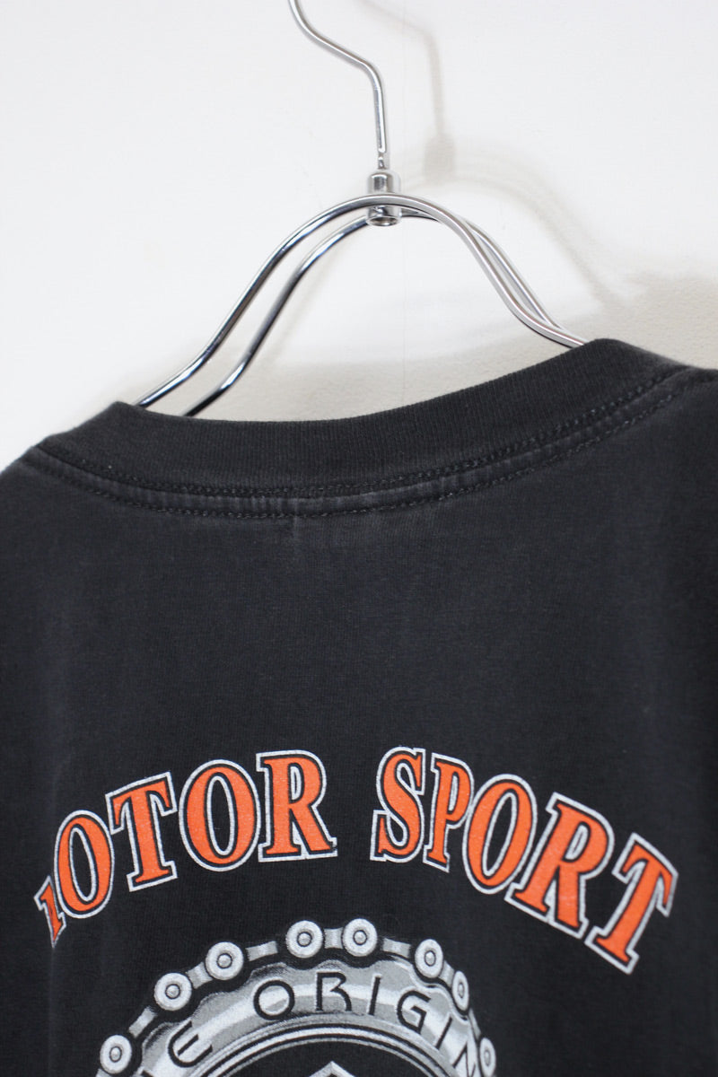 02'S S/S SAN JUAN LOGO PRINT T-SHIRT / BLACK [SIZE: L USED]