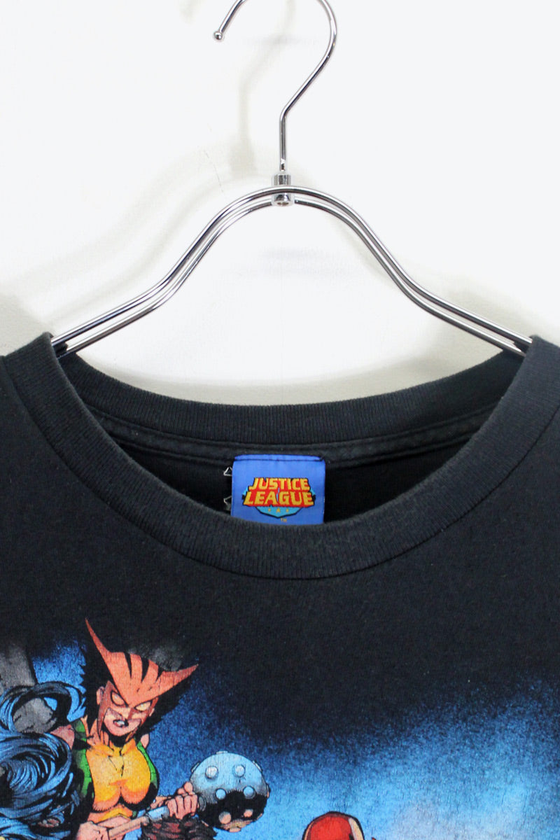MADE IN MEXICO 09'S THE AVENGERS PRINT CHARACTER T-SHIRT / BLACK [SIZE: 2XL USED]