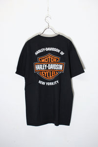 MADE IN MEXICO S/S NEW YORK CITY BACK PRINT T-SHIRT / BLACK [SIZE: L USED]