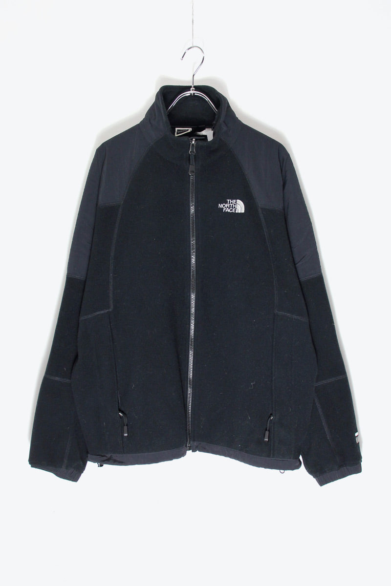 ZIP FLEECE JACKET GORE-WINDSTOPPER / BLACK [SIZE: L USED]
