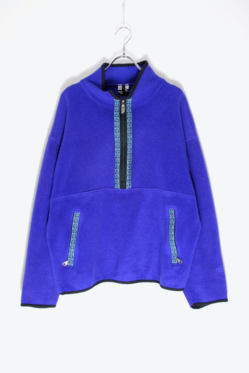 MADE IN USA 90'S HALF-ZIP FLEECE / PURPLE/BLUE [SIZE: M USED]