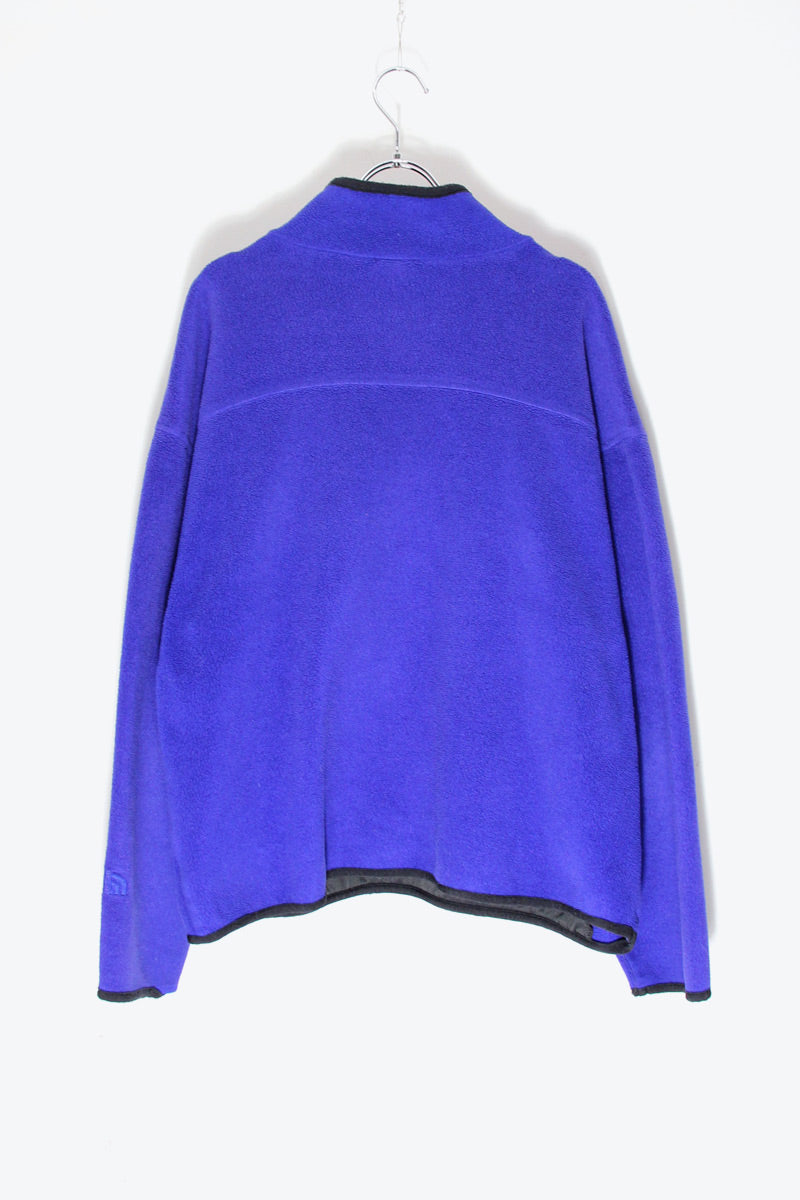MADE IN USA 90'S HALF-ZIP FLEECE / PURPLE/BLUE [SIZE: M USED]