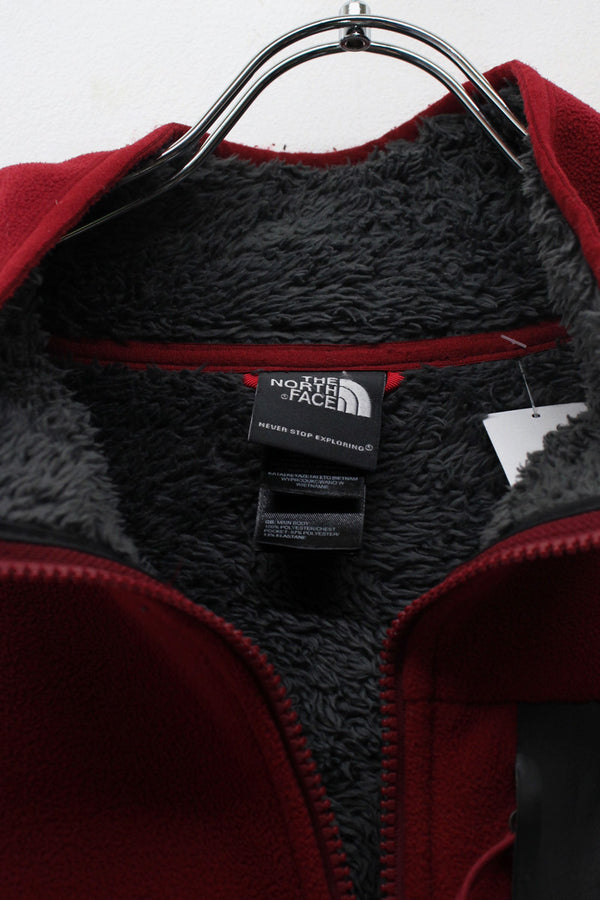 ZIP FLEECE BOA JACKET / RED [SIZE: XL USED]