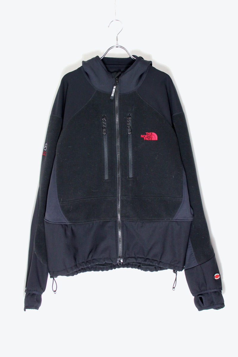 HOODIE ZIP FLEECE JACKET / BLACK [SIZE: XL USED]
