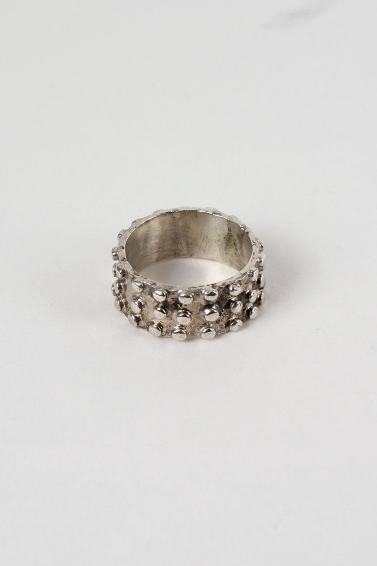 925 SILVER RING [SIZE: 15号相当 USED]