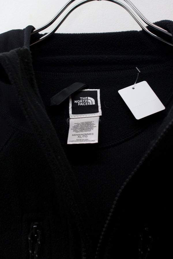 HOODIE ZIP FLEECE JACKET / BLACK [SIZE: XL USED]