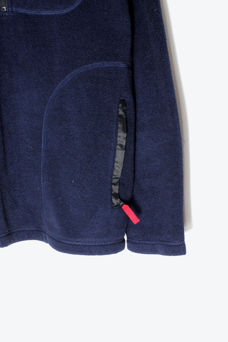 MADE IN USA 90'S HALF-ZIP FLEECE / NAVY [SIZE: M USED]