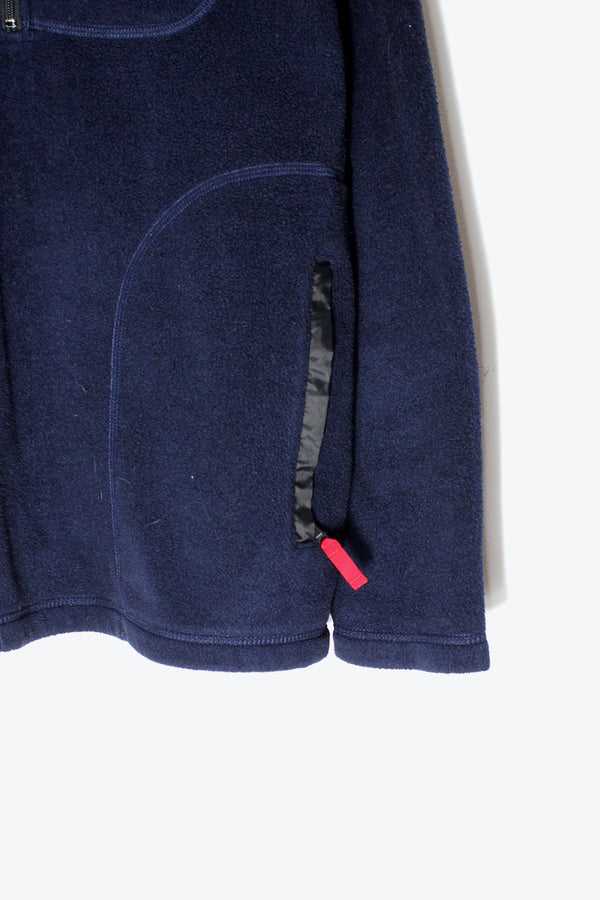 MADE IN USA 90'S HALF-ZIP FLEECE / NAVY [SIZE: M USED]