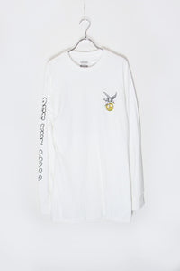 L/S OFF THE WALL TEE SHIRT / WHITE [USA企画品] [SIZE: M DEADSTOCK/NOS]