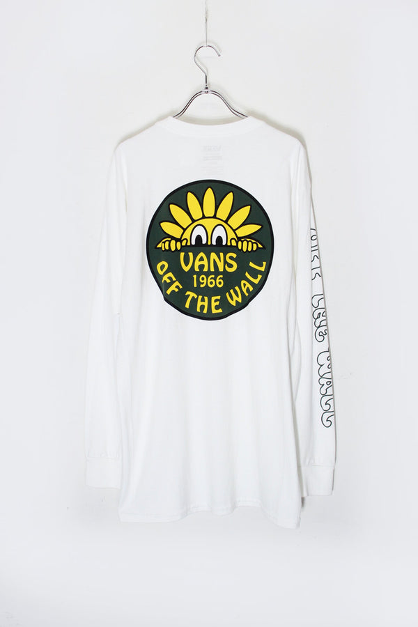 L/S OFF THE WALL TEE SHIRT / WHITE [USA企画品] [SIZE: M DEADSTOCK/NOS]
