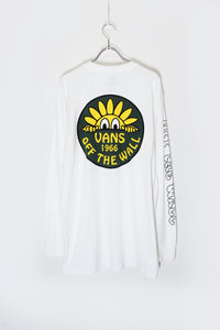 L/S OFF THE WALL TEE SHIRT / WHITE [USA企画品] [SIZE: M DEADSTOCK/NOS]