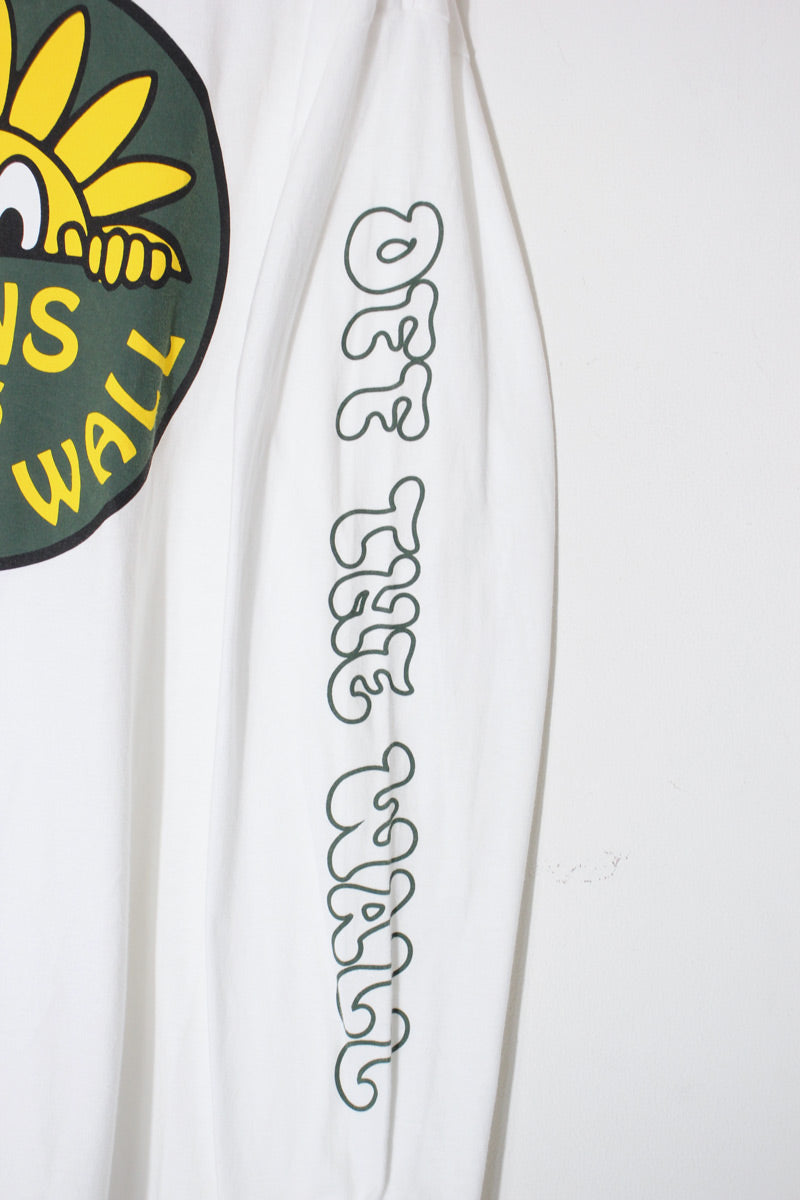 L/S OFF THE WALL TEE SHIRT / WHITE [USA企画品] [SIZE: M DEADSTOCK/NOS]