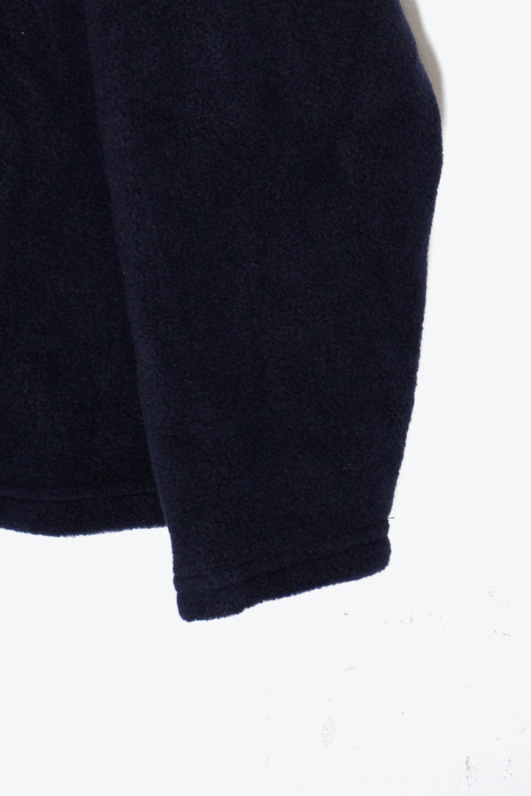 01'S V-NECK FLEECE SHIRT / BLACK [SIZE: XL DEADSTOCK/NOS]