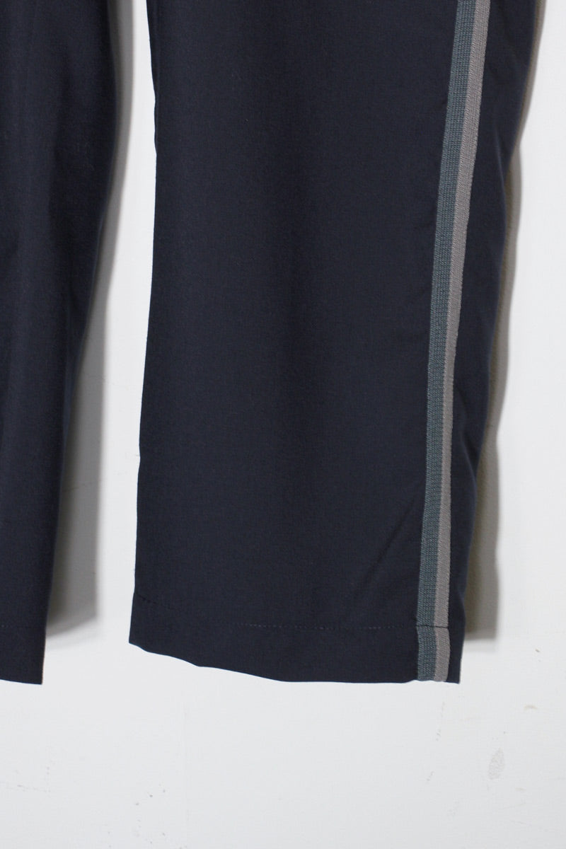 MADE IN ITALY 19SS WOOL TROPICAL SIDELINE TAPERED PANTS / BLACK [SIZE: 48 USED]