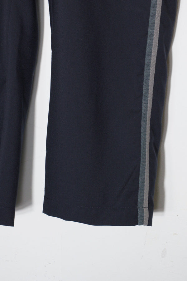 MADE IN ITALY 19SS WOOL TROPICAL SIDELINE TAPERED PANTS / BLACK [SIZE: 48 USED]