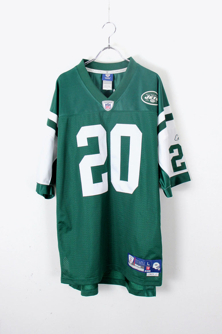 NY JETS 20 WILSON GAME SHIRT / GREEN [SIZE: L USED]