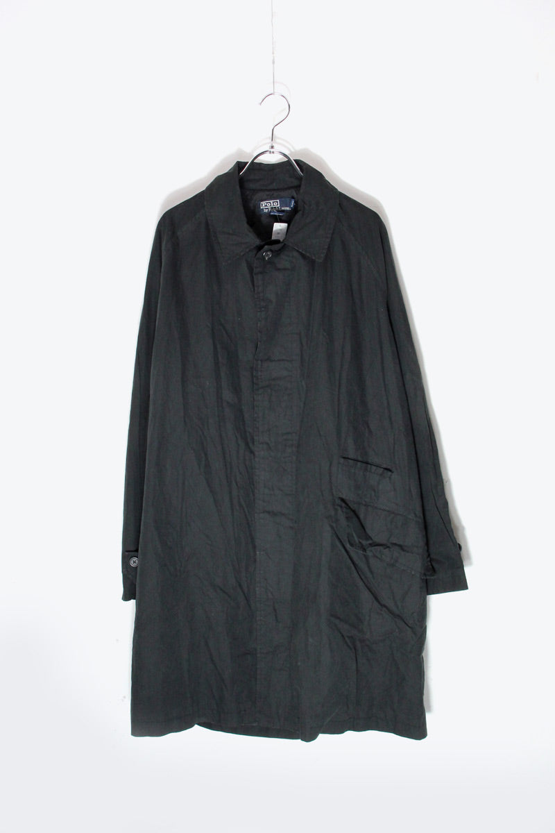 90'S BALMACAAN COAT / BLACK [SIZE: S USED]