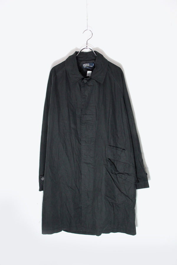 90'S BALMACAAN COAT / BLACK [SIZE: S USED]