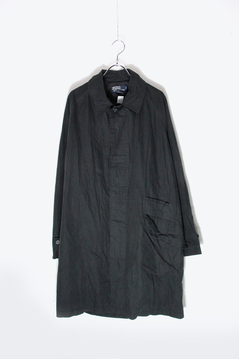 90'S BALMACAAN COAT / BLACK [SIZE: S USED]