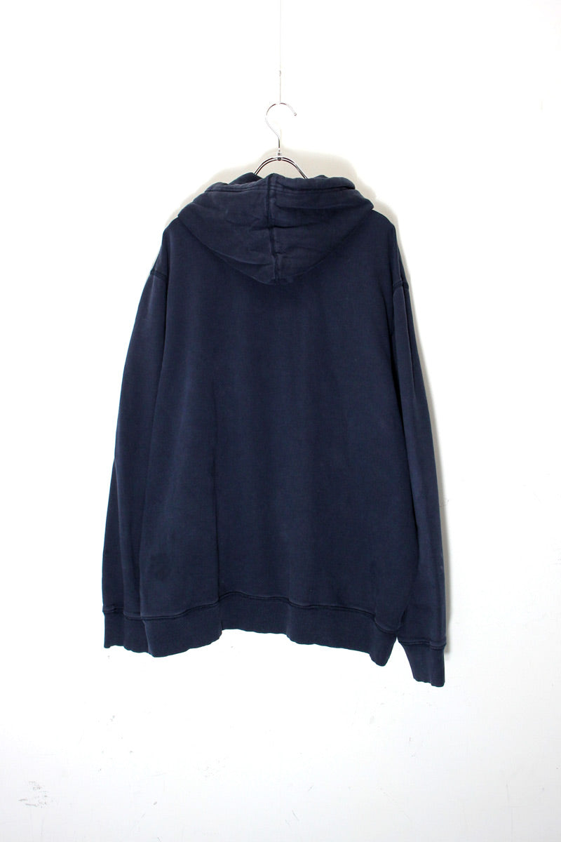 ONE POINT HOODIE SWEATSHIRT / BLACK [SIZE: XXL USED]