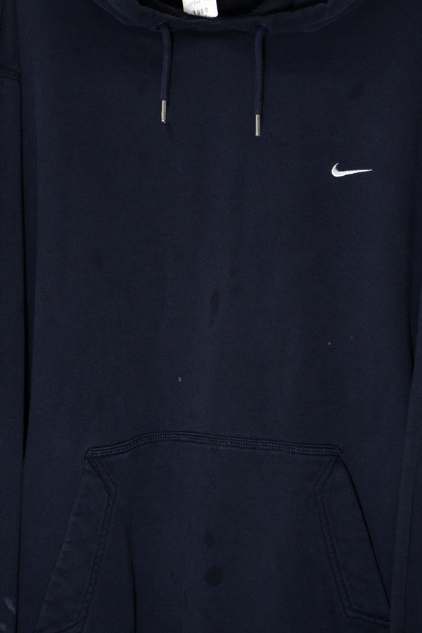 ONE POINT HOODIE SWEATSHIRT / BLACK [SIZE: XXL USED]