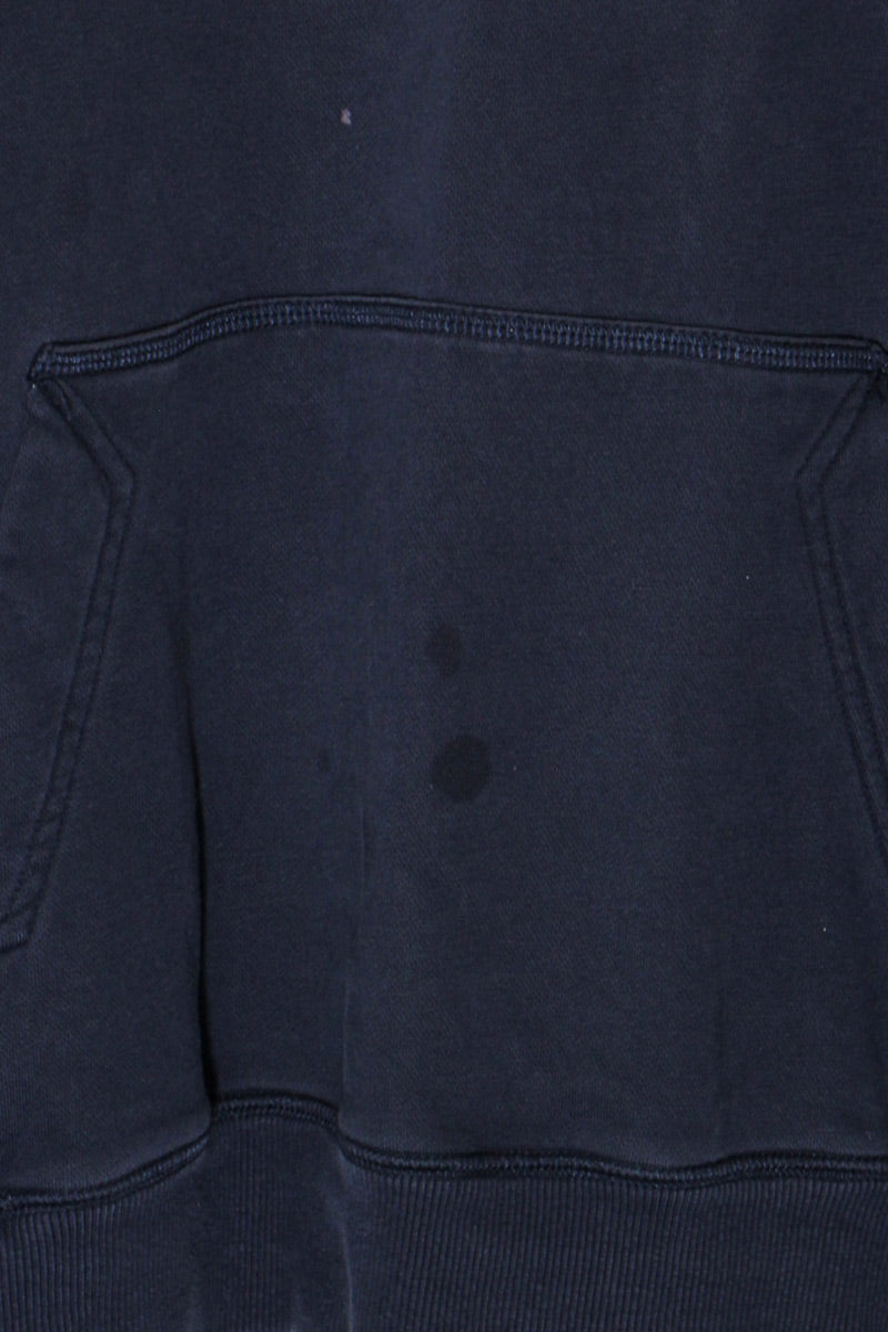ONE POINT HOODIE SWEATSHIRT / BLACK [SIZE: XXL USED]