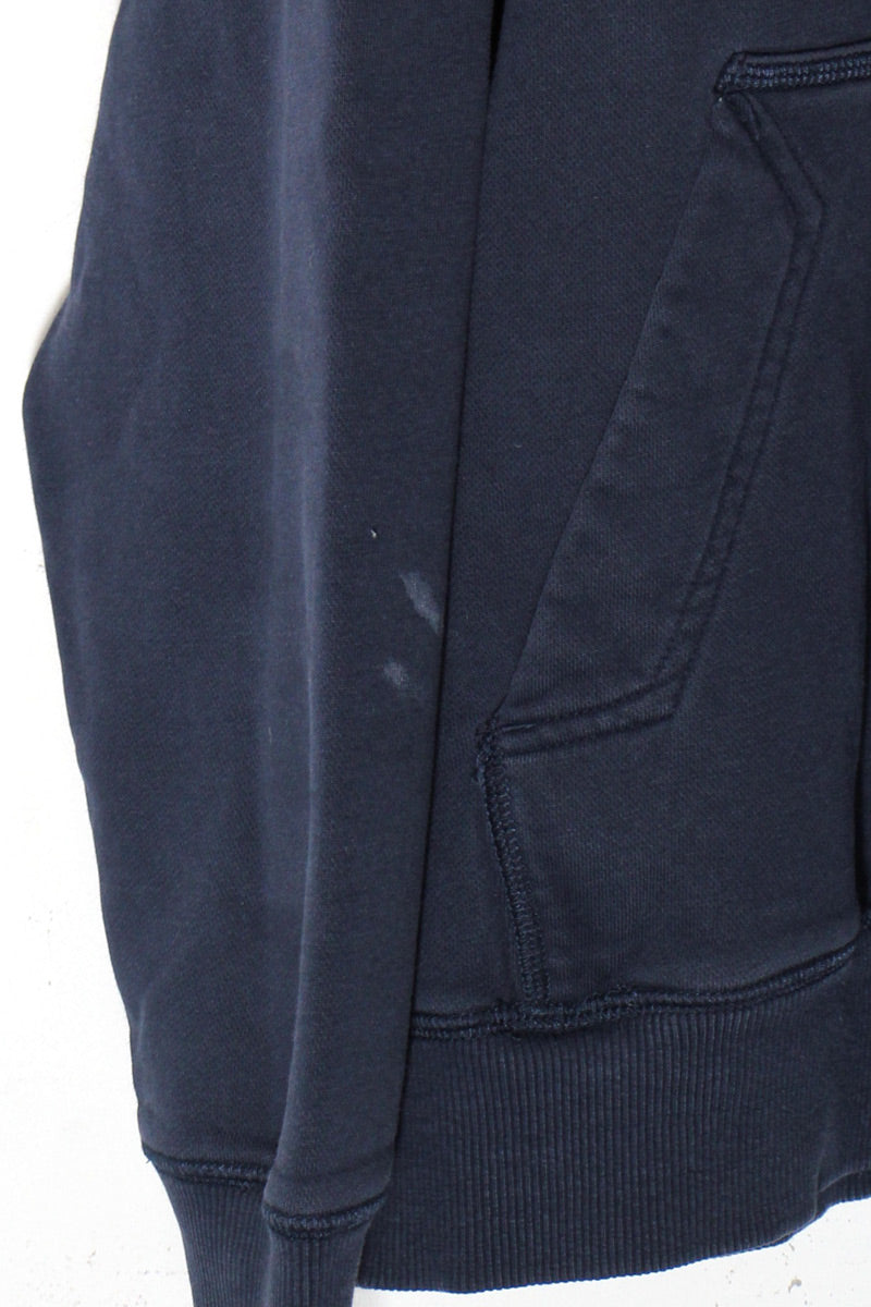 ONE POINT HOODIE SWEATSHIRT / BLACK [SIZE: XXL USED]