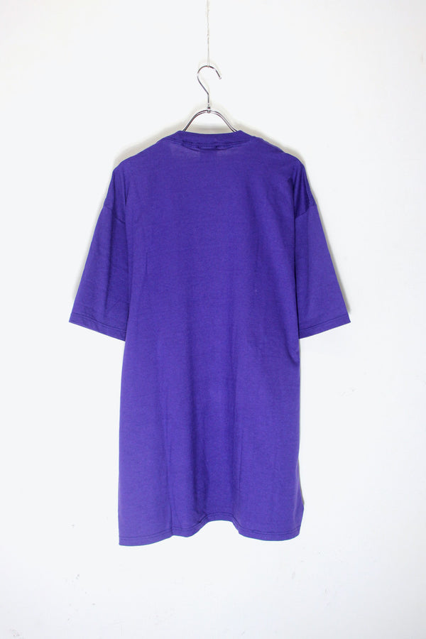 MADE IN USA 90'S S/S CALIFORNIA CAR PRINT CHARACTER T-SHIRT / PURPLE [SIZE: XL DEADSTOCK/NOS]