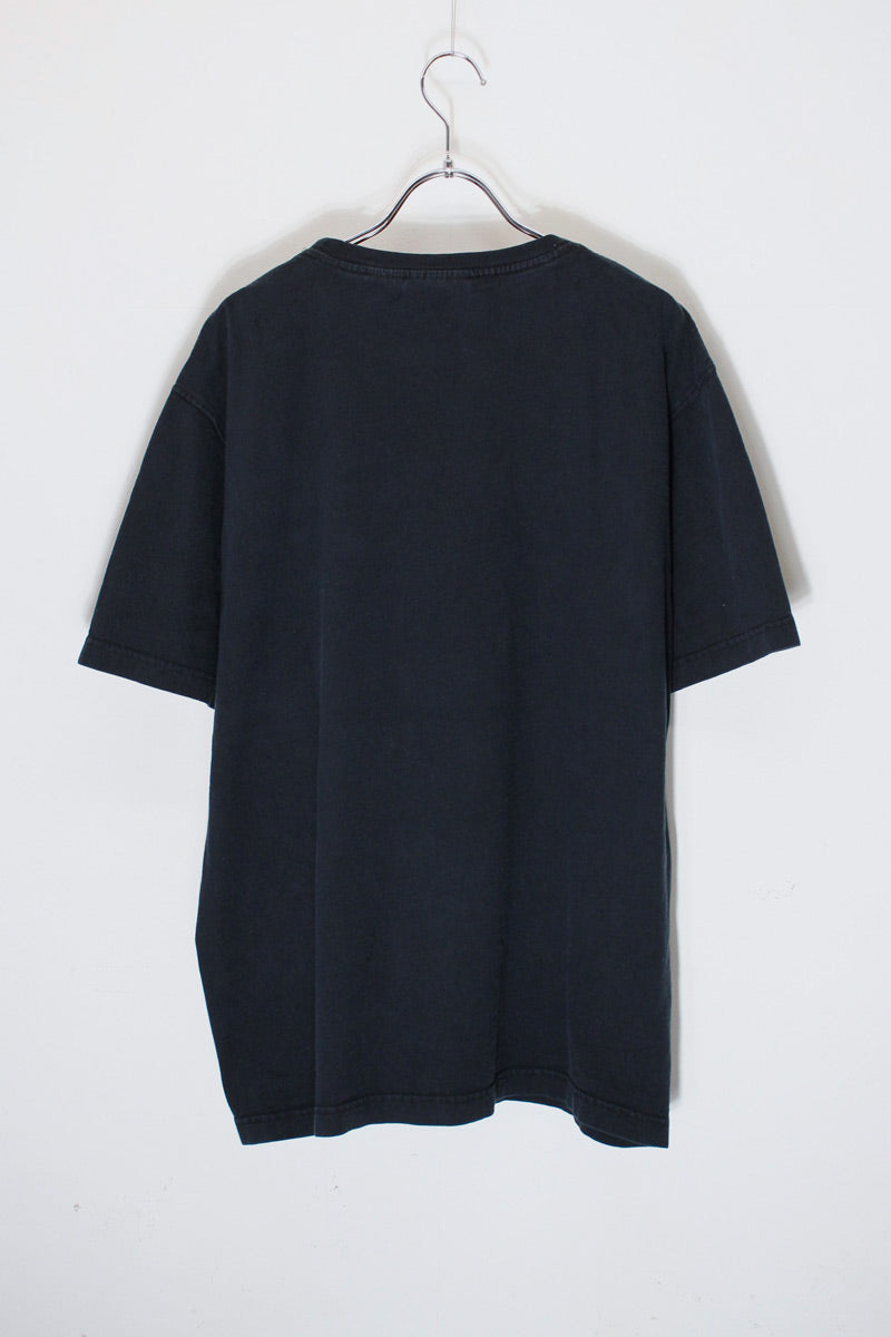 03'S S/S 100YEARS PRINT T-SHIRT / BLACK [SIZE: L USED]