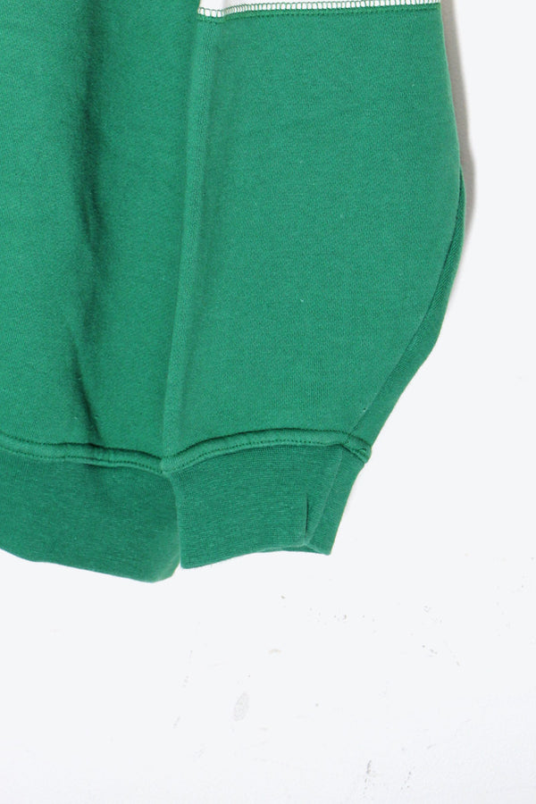 90'S NY JETS LOGO EMBROIDERY NFL SPORT SWEATSHIRT / GREEN / WHITE [SIZE: XL USED]