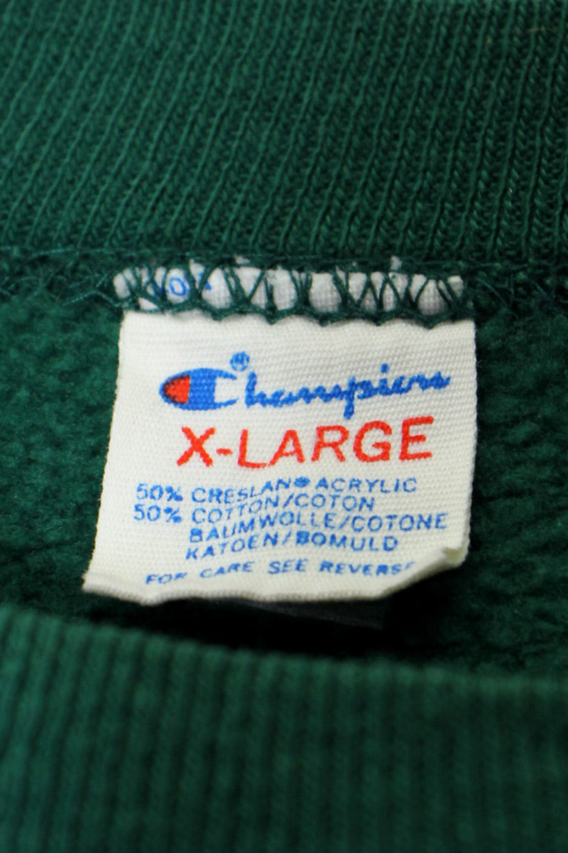 MADE IN USA 80'S DARTMOUTH PRINT SWEATSHIRT / GREEN [SIZE: XL USED]