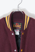 画像をギャラリービューアに読み込む, MADE IN USA 90&#39;S STADIUM JACKET / BURGUNDY/YELLOW [SIZE:  M USED]
