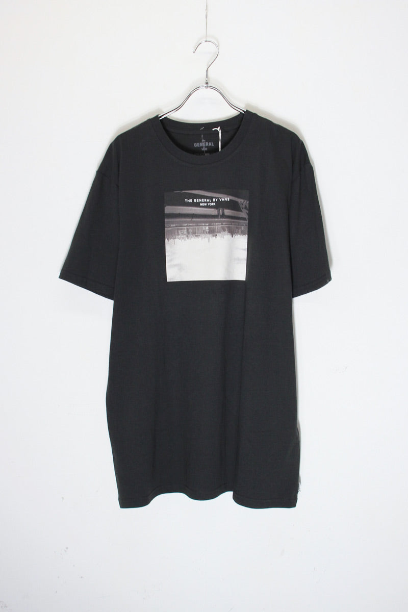 THE GENERAL BY VANS T-SHIRT / BLACK [日本未発売モデル] [SIZE: L NEW]