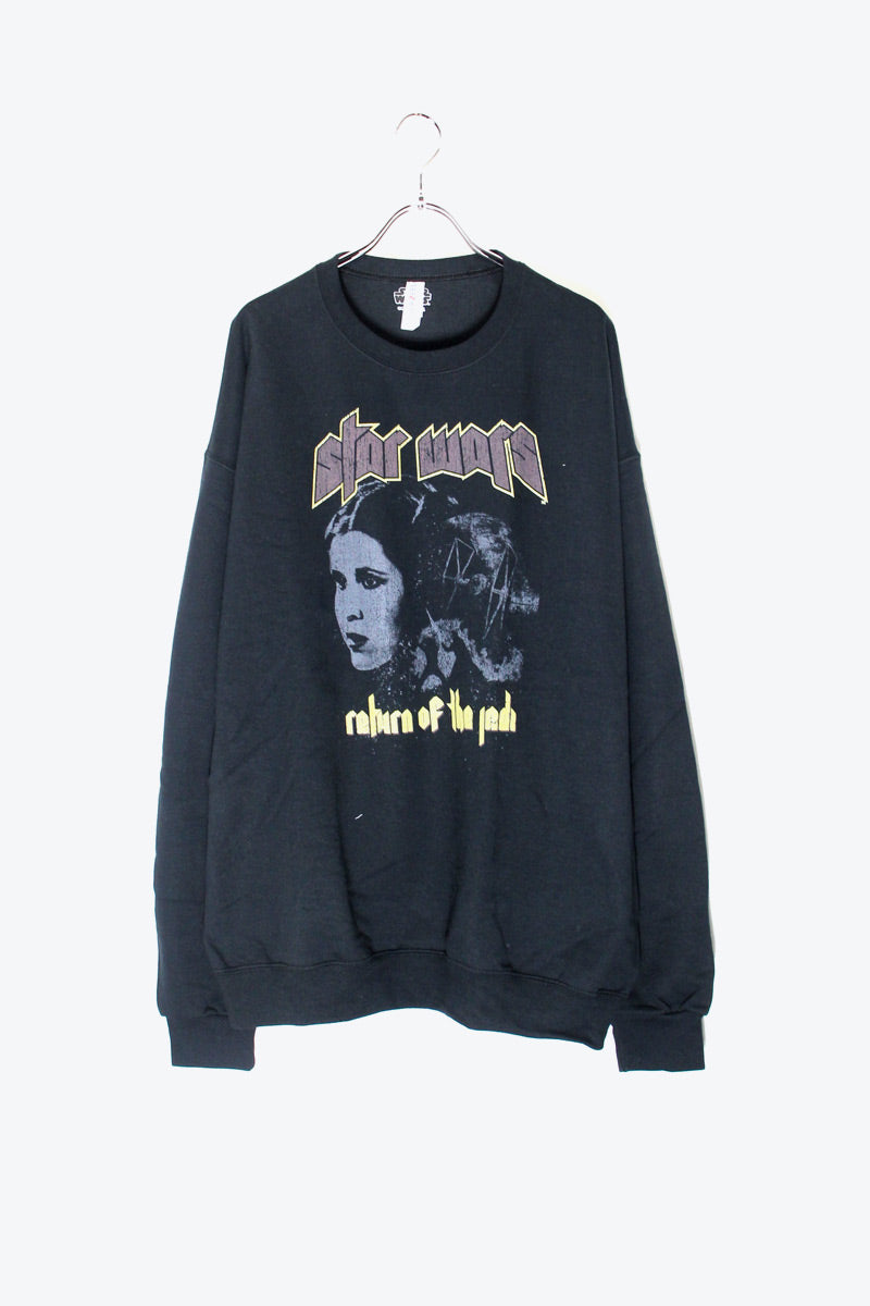RETURN OF THE JEDI CREW NECK SWEATSHIRT / BLACK [NEW] [Japan exclusive model]
