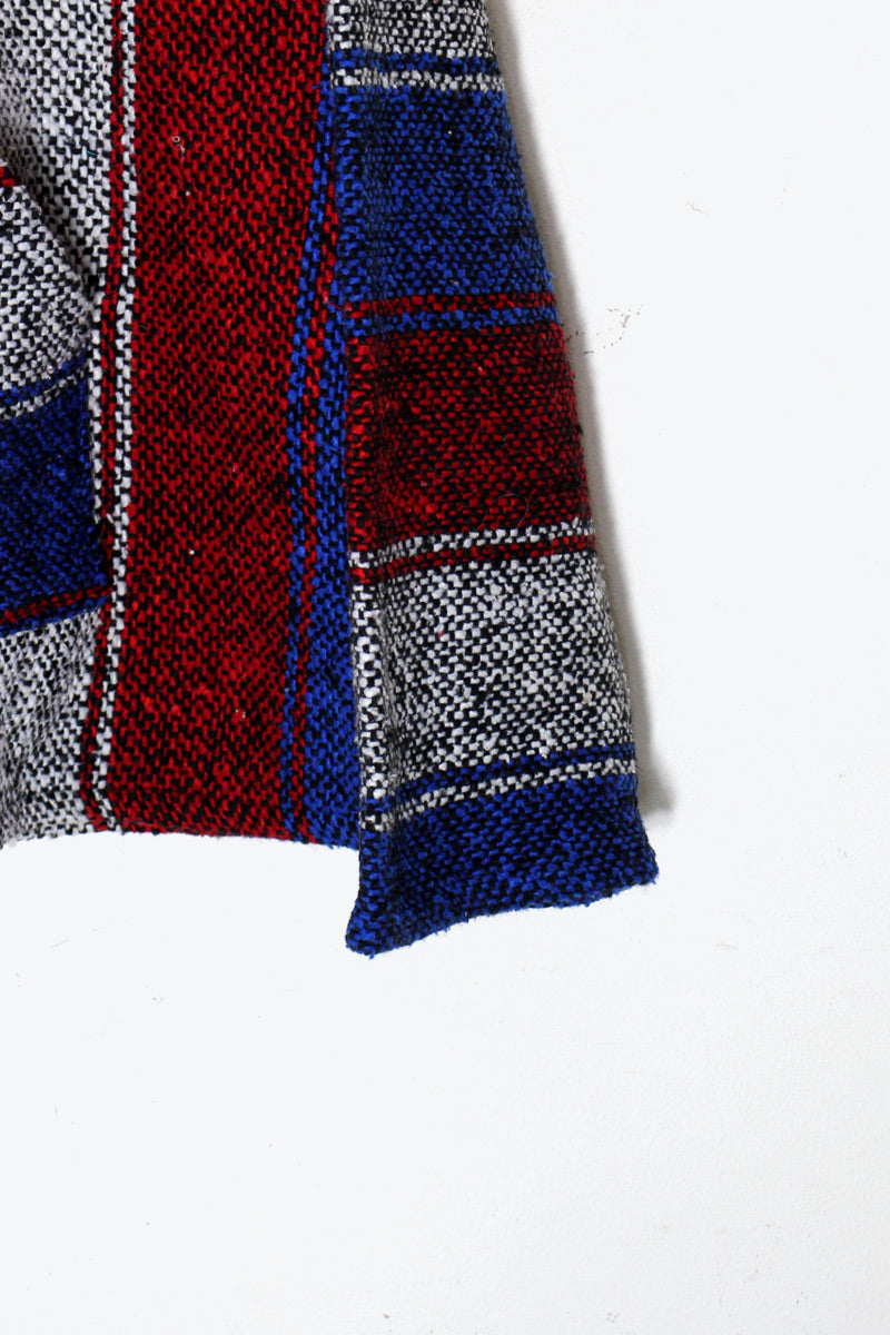 NY GIANTS EMBROIDERED MEXICAN HOODIE / RED / BLUE / WHITE [SIZE: L USED]