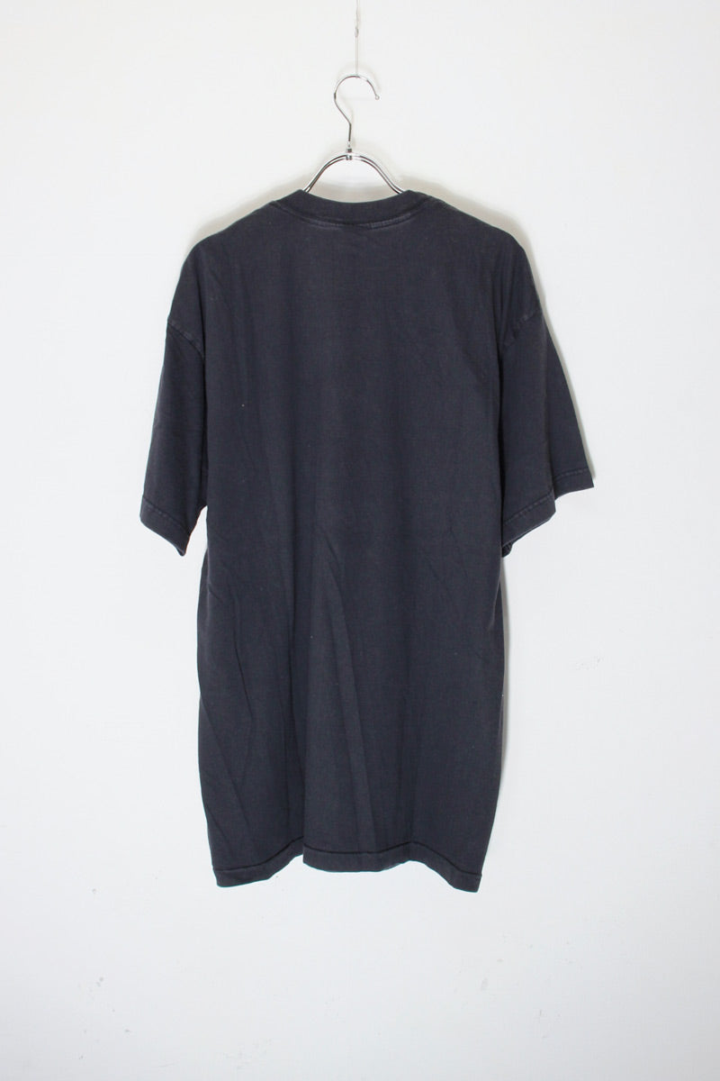 S/S PLANET HOLLYWOOD CANCUN LOGO PRINT T-SHIRT / BLACK [SIZE: XL USED]