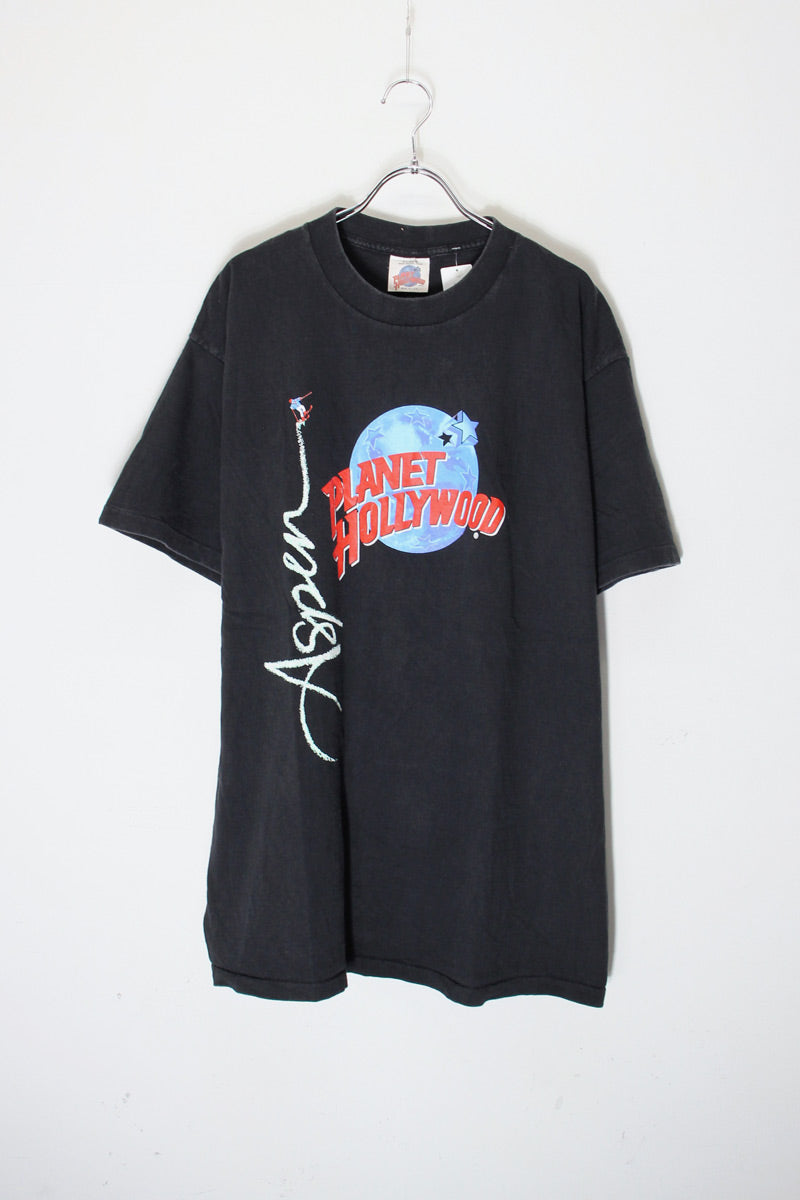 MADE IN USA 90'S AGPEN T-SHIRT / BLACK [SIZE: XL USED]