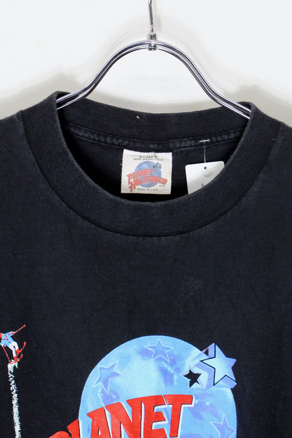 MADE IN USA 90'S AGPEN T-SHIRT / BLACK [SIZE: XL USED]