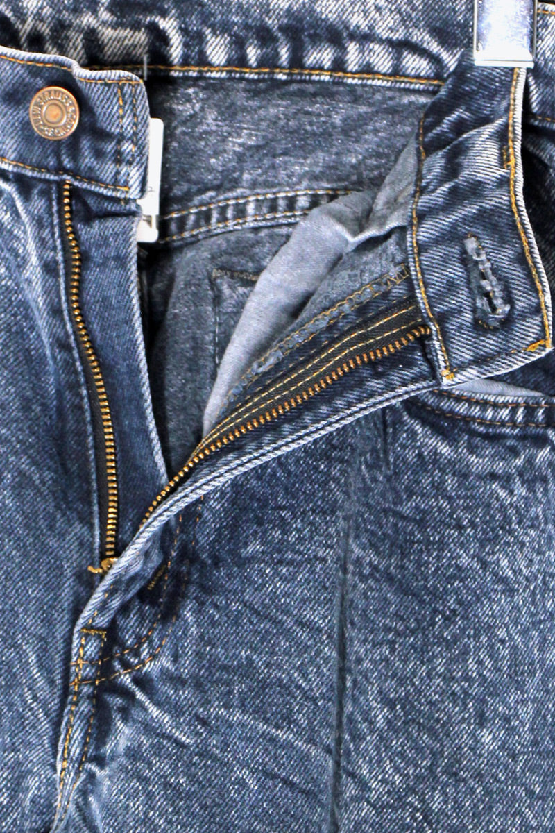 MADE IN USA 97'S 505 DENIM PANTS / WASHED BLACK [SIZE: W31L34 USED]