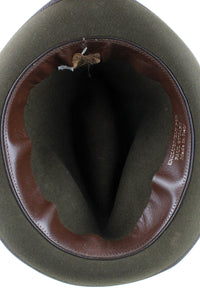 MADE IN ITALY 60'S OR 70'S WOOL HAT / MOCA [SIZE:ONE SIZE USED]